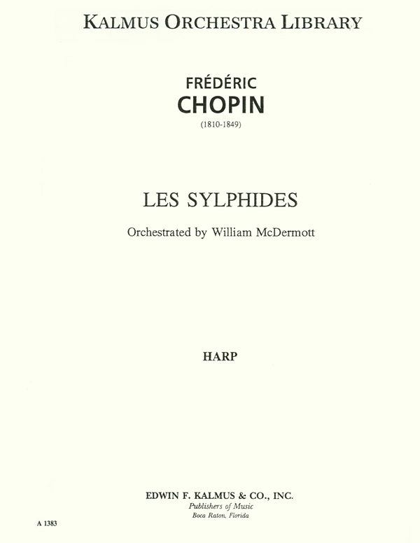 Harp Sheet Music: Les Sylphides by CHOPIN, F.MCDERMOTT, W.