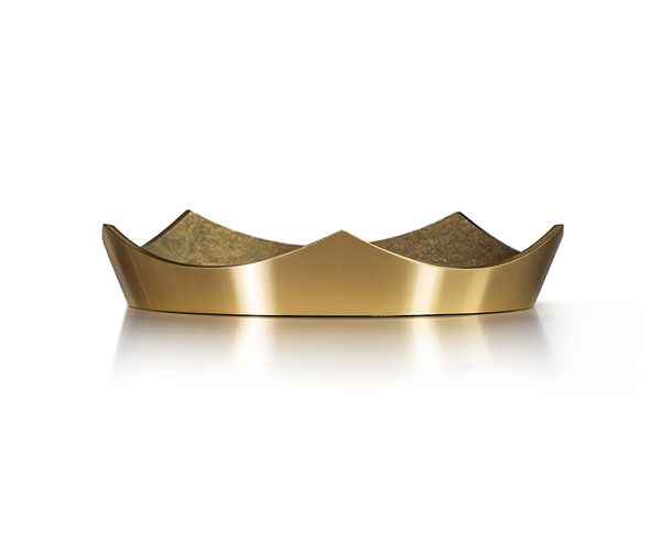 Solid Brass Harp Crown