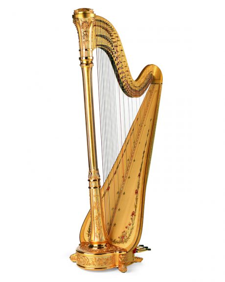 STYLE 23 GOLD CONCERT GRAND PEDAL HARP