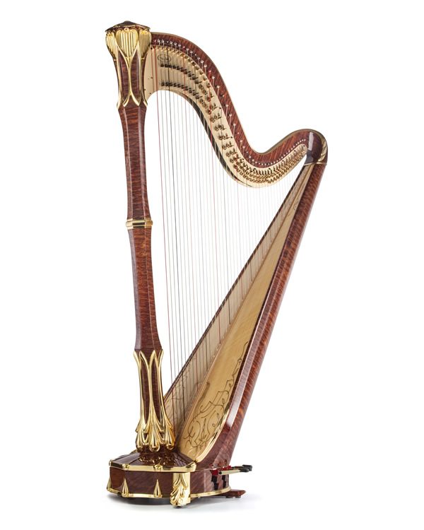 LOUIS XV CONCERT GRAND GOLD PEDAL HARP